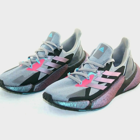 Adidas Boys X9000L4 Gray Reflective Running Shoes Sneakers Sz 6½ B or 8 Woman's - Picture 2 of 16